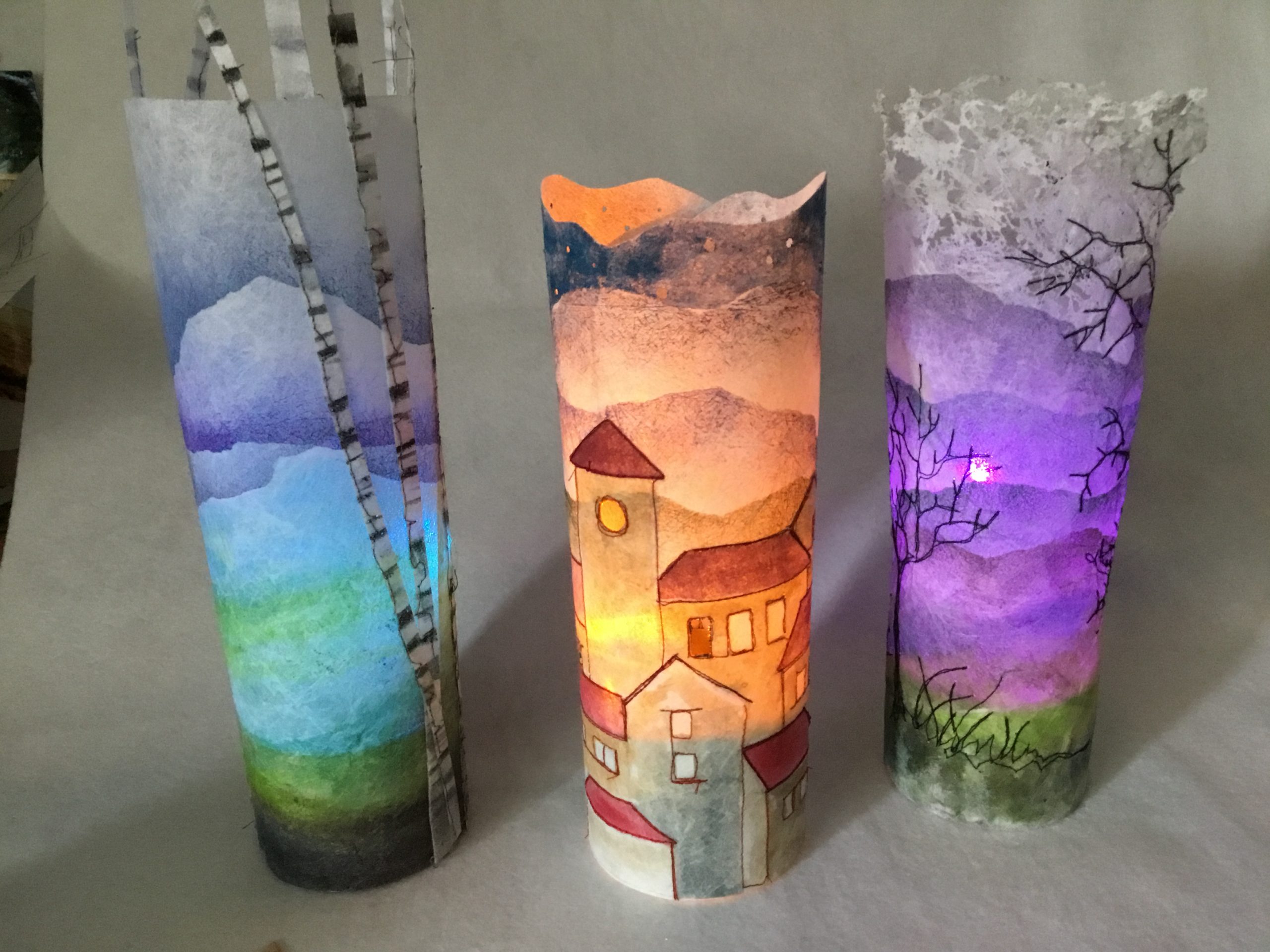 E-Textiles lanterns : Institches Studio